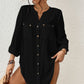 Long Sleeve Button-Down Swimsuit Cover-Up for Women