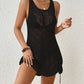 Sleeveless Crochet Beach Dress - Women's Bathing Suit Cover Up