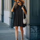 Women's Navy Button-Down Beach Cover-Up