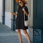 Women's Navy Button-Down Beach Cover-Up