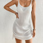 Crochet Scoop Neck Tank Dress Beach Cover-Up Women Beachwear