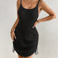 Crochet Scoop Neck Tank Dress Beach Cover-Up Women Beachwear