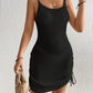 Crochet Scoop Neck Tank Dress Beach Cover-Up Women Beachwear