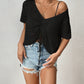 Short Sleeve Crochet Swim Cover Up for Women