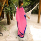 Embroidered V-Neck Chiffon Plus Size Kaftan Cover-Up