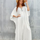 Women's Loose V-Neck Beach Caftan Cover Up Dress