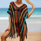 V-Neck Crochet Tassel Coverups - Women's Swimwear
