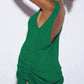 Scoop Neck Sleeveless Crochet Beach Dress