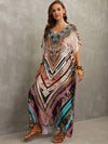 Print Kaftan Beach Loungewear Dress for Women