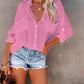 Pink Button Down Swimsuit Cover Up - Women's Beachwear