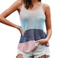 Cyenaly Women's Sleeveless Knit Tank Top Loose Fit Spaghetti Strap Camisole Summer Basic Tee