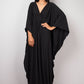 V-Neck Batwing Sleeve Plus Size Beach Caftan