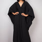 V-Neck Batwing Sleeve Plus Size Beach Caftan