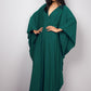 V-Neck Batwing Sleeve Plus Size Beach Caftan