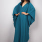 V-Neck Batwing Sleeve Plus Size Beach Caftan