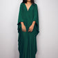 V-Neck Batwing Sleeve Plus Size Beach Caftan