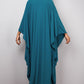 V-Neck Batwing Sleeve Plus Size Beach Caftan