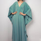 V-Neck Batwing Sleeve Plus Size Beach Caftan