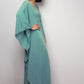 V-Neck Batwing Sleeve Plus Size Beach Caftan