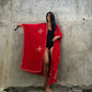 Plus Size Tie-Dye Kimono Cover Up: Women's Swimsuit