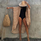Kimono Tie-Dye Beach Cover Up: Women's Bikini Cardigan