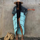 Plus Size Tie-Dye Beach Cardigan: Women's Swimsuit Cover Up