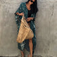 Plus Size Tie-Dye Beach Cardigan: Women's Swimsuit Cover Up