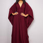 V-Neck Batwing Sleeve Plus Size Beach Caftan