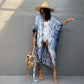 Plus Size Tie-Dye Beach Cardigan: Women's Swimsuit Cover Up