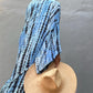 Dark Blue Tie Dye Kimono Cover-Up for Women