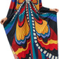 Cyenal Oversized Resort Wear Dress for Women, Vibrant Print Beach Cover-ups & Casual Loungewear, Effortless Vacation Maxi Gown