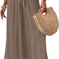 Cyenal Colorful Boho Wide Leg Pants for Women, Relaxed Fit Trousers as Vacation Beach Cover-ups, Chic Summer Loungewear Outfit