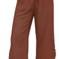 Cyenaly Women's Black Wide Leg Cropped Pants – Casual Loose Fit Drawstring Trousers with Pockets, Comfy Loungewear and Yoga pants for Summer.