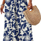 Cyenal Colorful Boho Wide Leg Pants for Women, Relaxed Fit Trousers as Vacation Beach Cover-ups, Chic Summer Loungewear Outfit