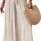Cyenal Colorful Boho Wide Leg Pants for Women, Relaxed Fit Trousers as Vacation Beach Cover-ups, Chic Summer Loungewear Outfit