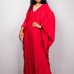 V-Neck Batwing Sleeve Plus Size Beach Caftan