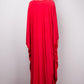 V-Neck Batwing Sleeve Plus Size Beach Caftan