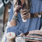 Long Sleeve Button-Up Bikini Cover Up for Women with Pockets