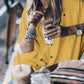 Long Sleeve Button-Up Bikini Cover Up for Women with Pockets