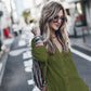 Long Sleeve Button-Up Bikini Cover Up for Women with Pockets