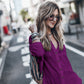 Long Sleeve Button-Up Bikini Cover Up for Women with Pockets