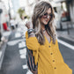 Long Sleeve Button-Up Bikini Cover Up for Women with Pockets