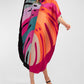V-Neck Printed Kaftan: Swimsuit Cover Up & Lounge Dress