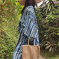 Dark Blue Tie Dye Kimono Cover-Up for Women