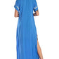 Embroidered V-Neck Swimsuit Cover Up Short Sleeve Beach Kaftan