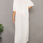 Women's V-Neck Swimsuit Cover Up with Side Split