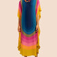 V-Neck Printed Kaftan: Swimsuit Cover Up & Lounge Dress
