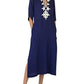 Sexy V-Neck Long Caftan Cover Up: Beach Kaftans