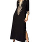 Golden Embroidery Beach Kaftan Women's Swimsuit Cover Up