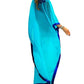 Embroidered V-Neck Chiffon Plus Size Kaftan Cover-Up